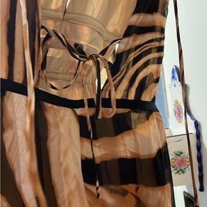 Fashion Nova  Silk animal Print Jumpsuit